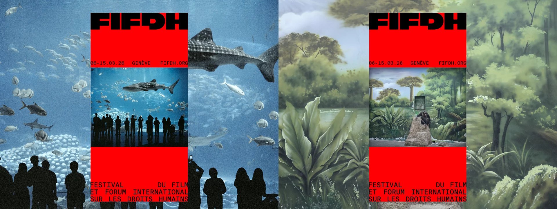 Affiche officielle FIFDH 2026 — Festival du film et forum international sur les droits humains, Genève